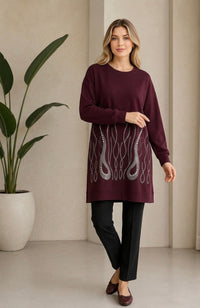 IT Artvin Tunic Burgundy