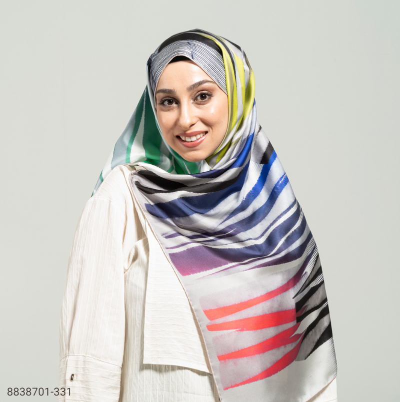 Aker Colorfull Silk Scarf