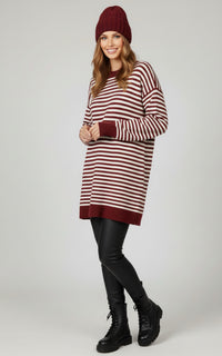 DNR Chanel Knitted Tunic Burgundy