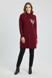 MRKS Boneta Knitted Tunic Burgundy