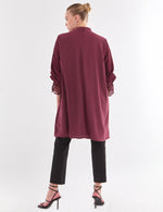 VV Lace Arm Detailed Tunic Burgundy