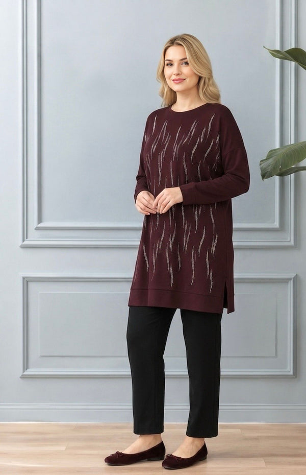 IT Sinop Tunic Burgundy