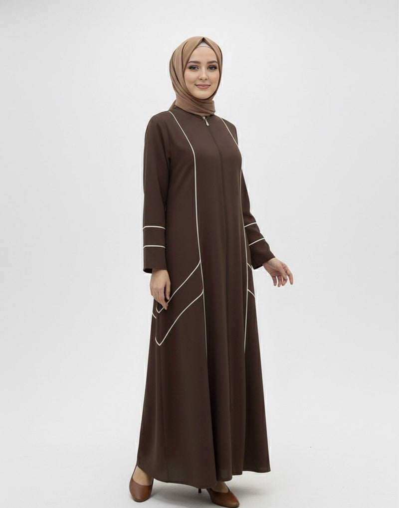 ZT Afife Abaya Brown