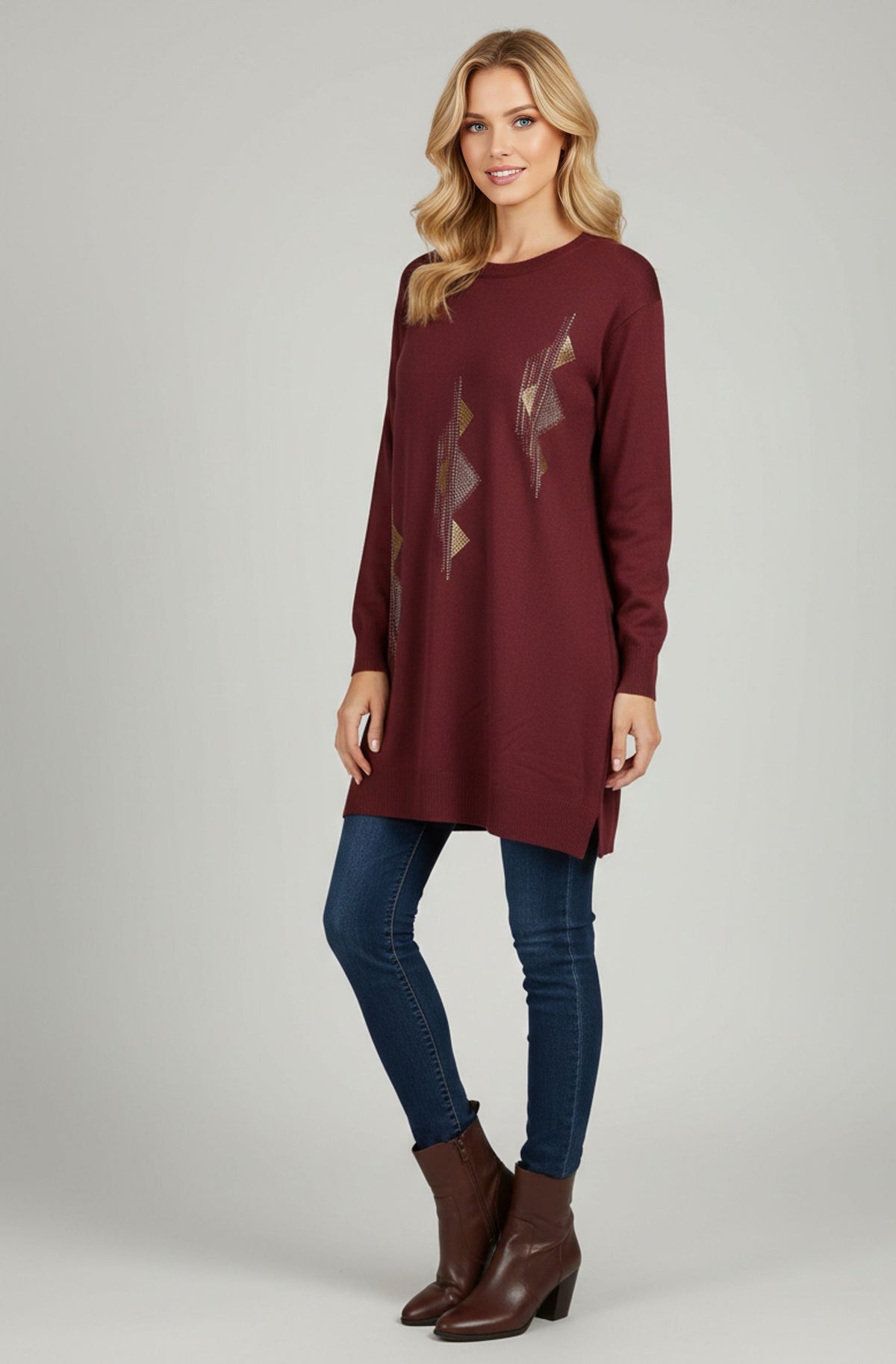 DNR Escape Knitted Tunic Ivy