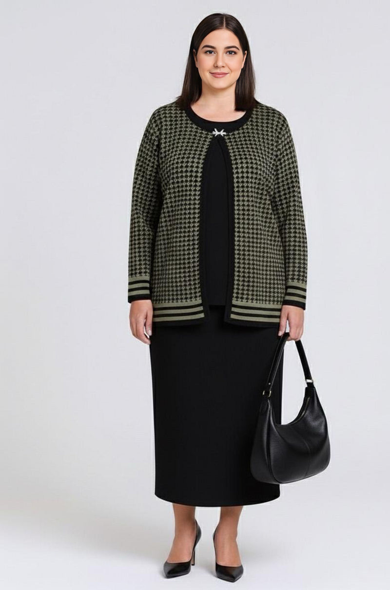 GRK Mom’s 2 Pc Sweater Set Green