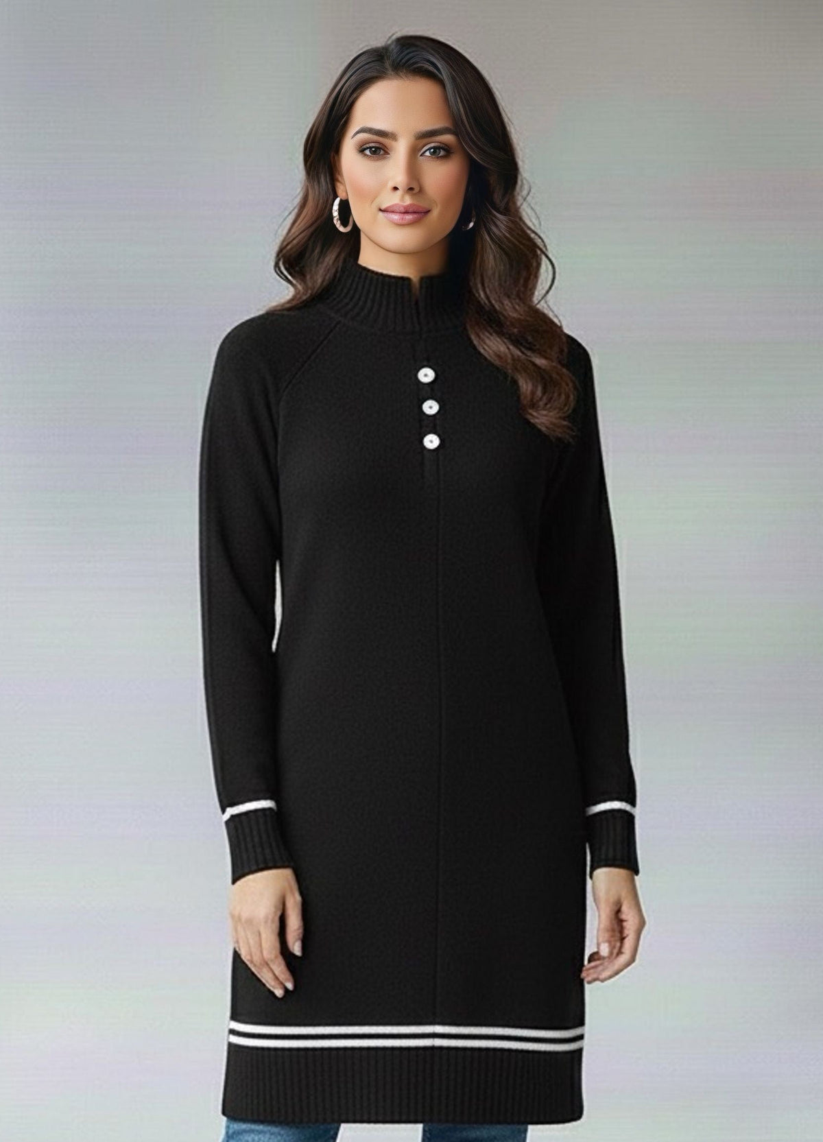 MRKS Bahia Knitted Tunic Black