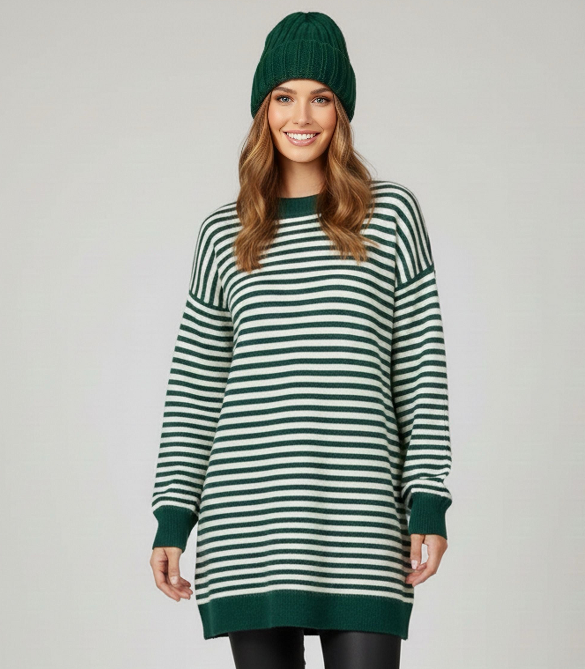 DNR Chanel Knitted Tunic Green