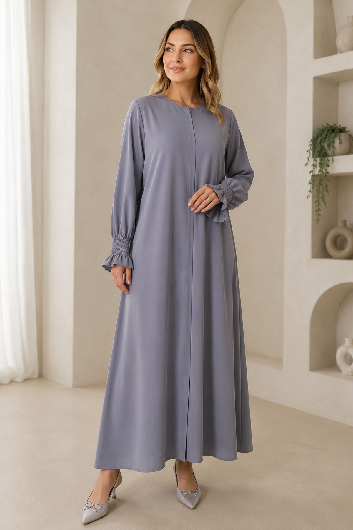 ECM Hilal Abaya Dark Gray