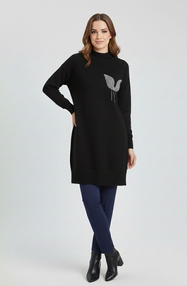 MRKS Boneta Knitted Tunic Black