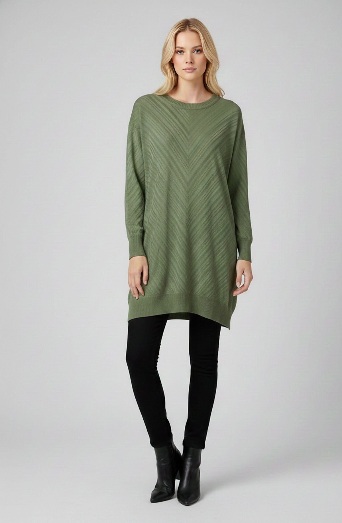 DNR Subaru Knitted Tunic Green