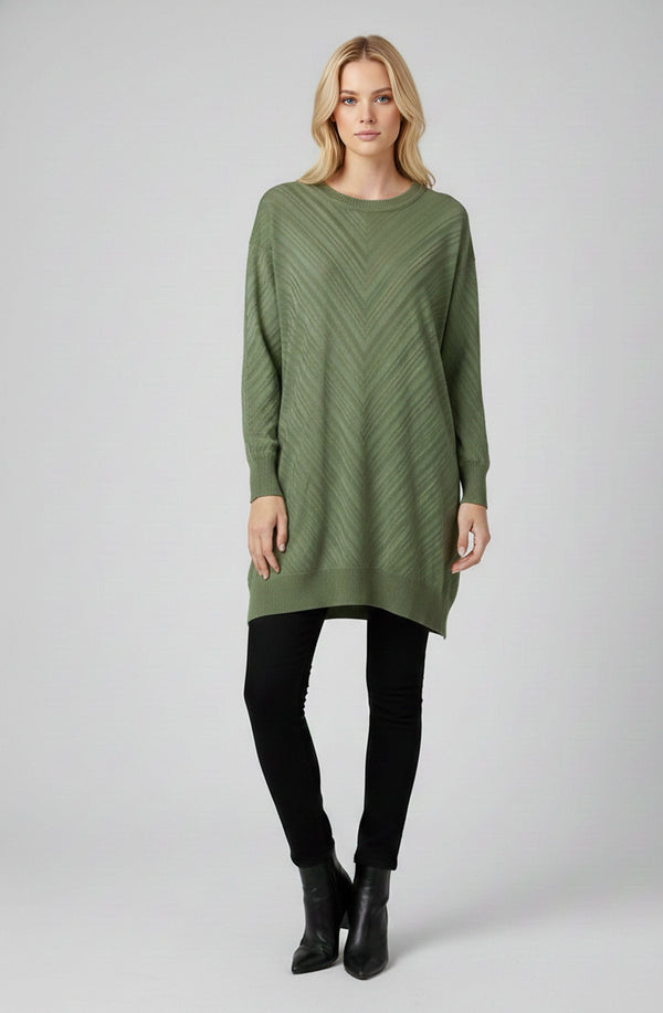 DNR Subaru Knitted Tunic Green