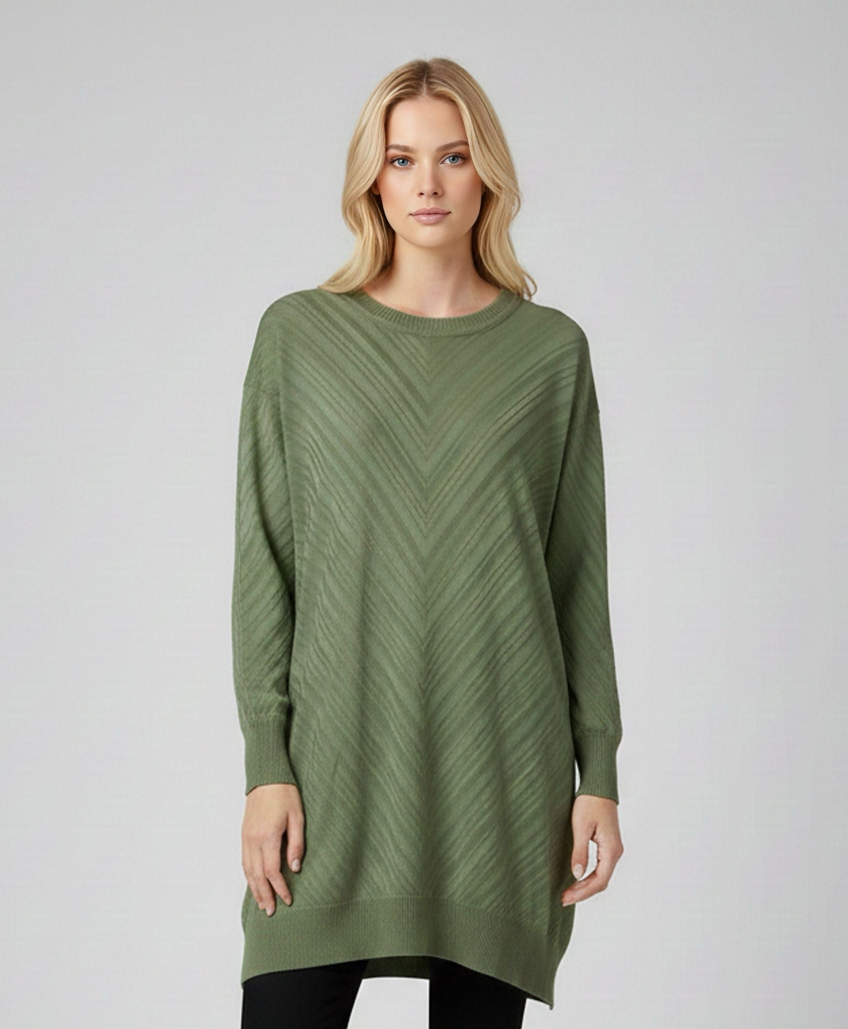 DNR Subaru Knitted Tunic Green