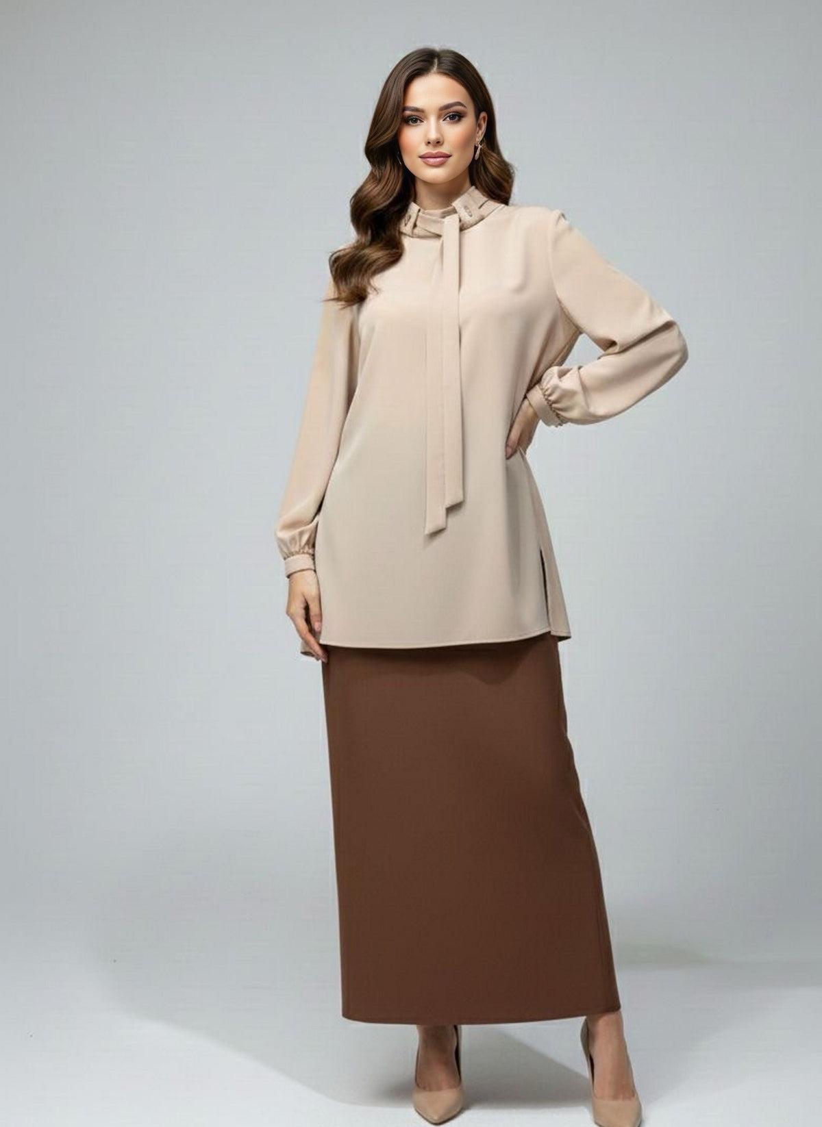 ARM Blouse Beige