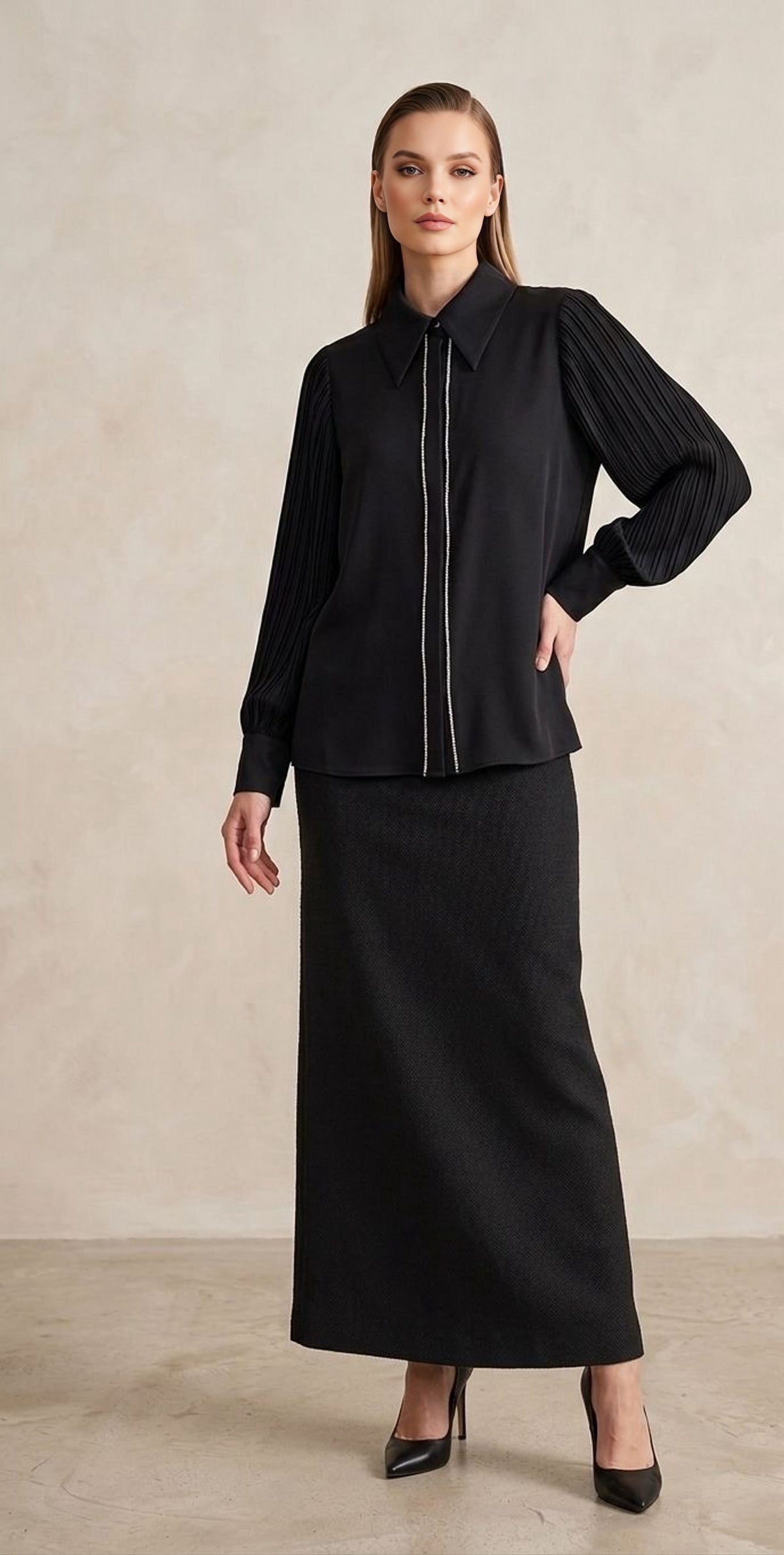 KA Nergiz Shirt Black