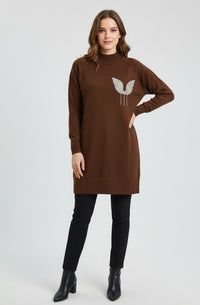 MRKS Boneta Knitted Tunic Brown