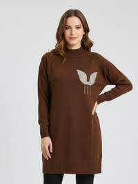 MRKS Boneta Knitted Tunic Brown
