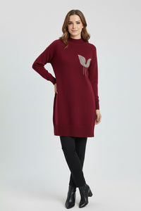 MRKS Boneta Knitted Tunic Burgundy