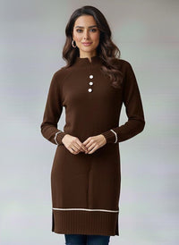 MRKS Bahia Knitted Tunic Brown