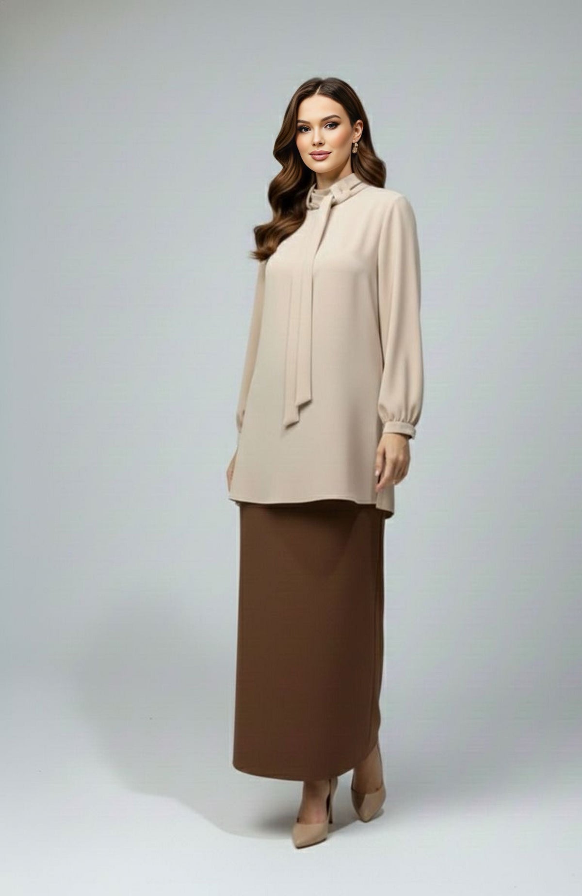 ARM Blouse Beige