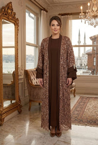 MTX Alicia Special Occasion Dress Brown