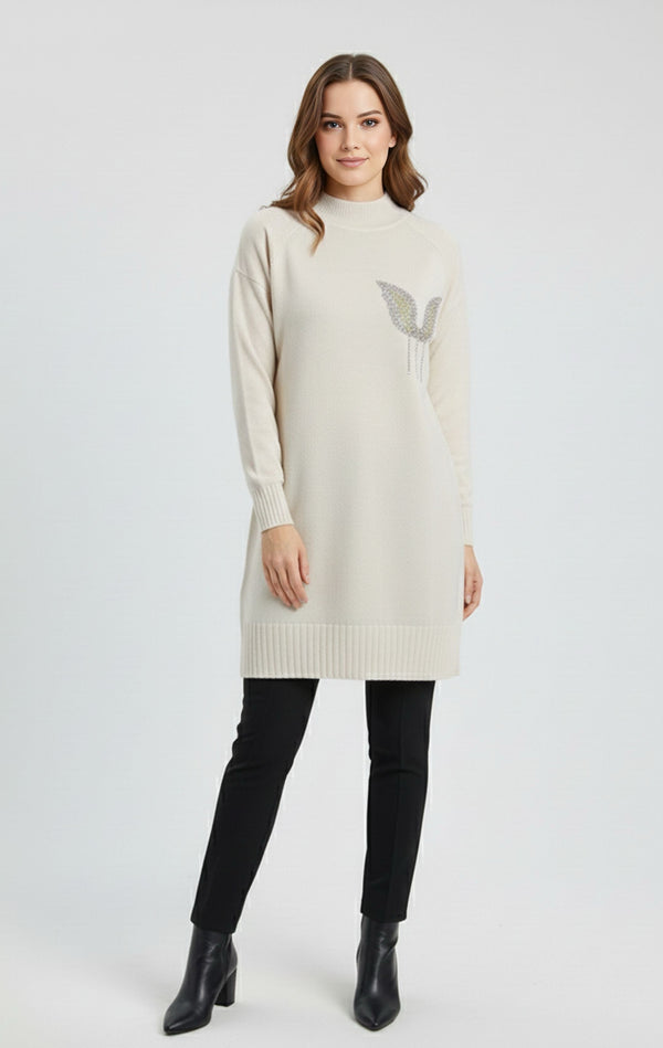 MRKS Boneta Knitted Tunic Off White