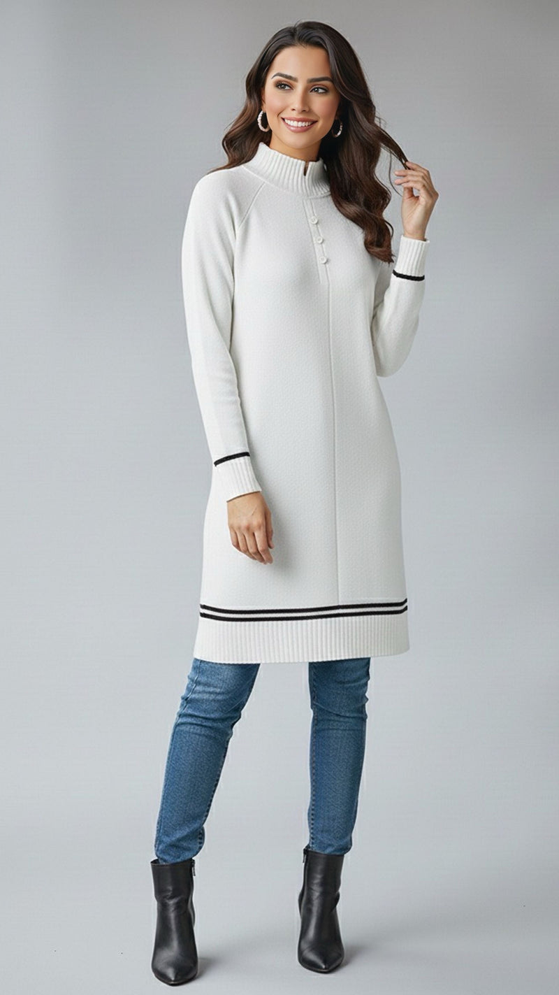 MRKS Bahia Knitted Tunic Off White