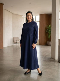 SR Kaplan Dress Navy Blue
