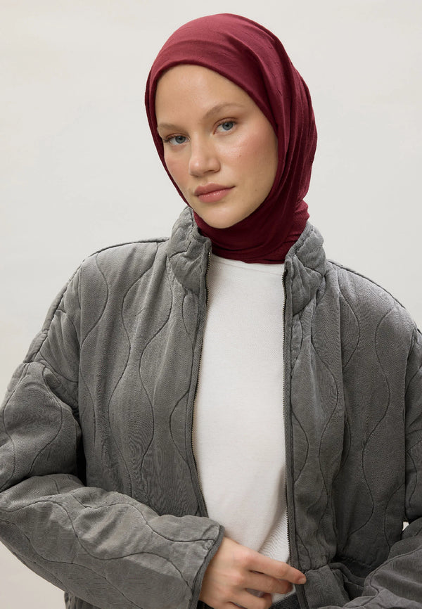 Fresh Scarf Bamboo Shawl Burgundy