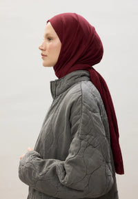 Fresh Scarf Bamboo Shawl Burgundy