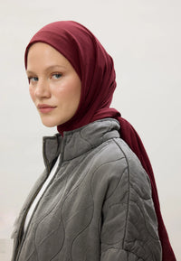 Fresh Scarf Bamboo Shawl Burgundy