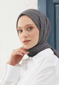 Fresh Scarf Bamboo Shawl Metallic Gray
