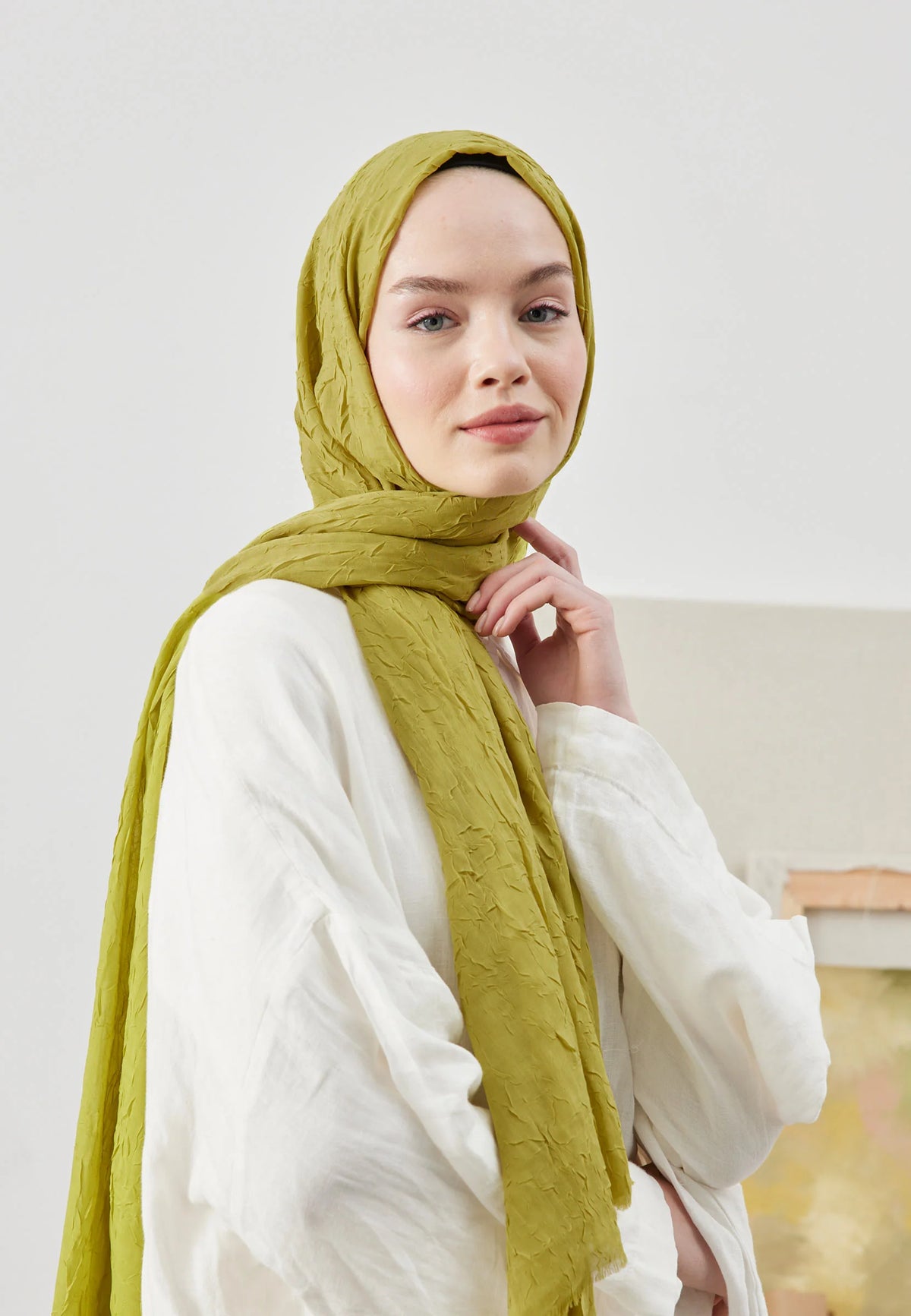 Fresh Scarf Bamboo Shawl Peanut