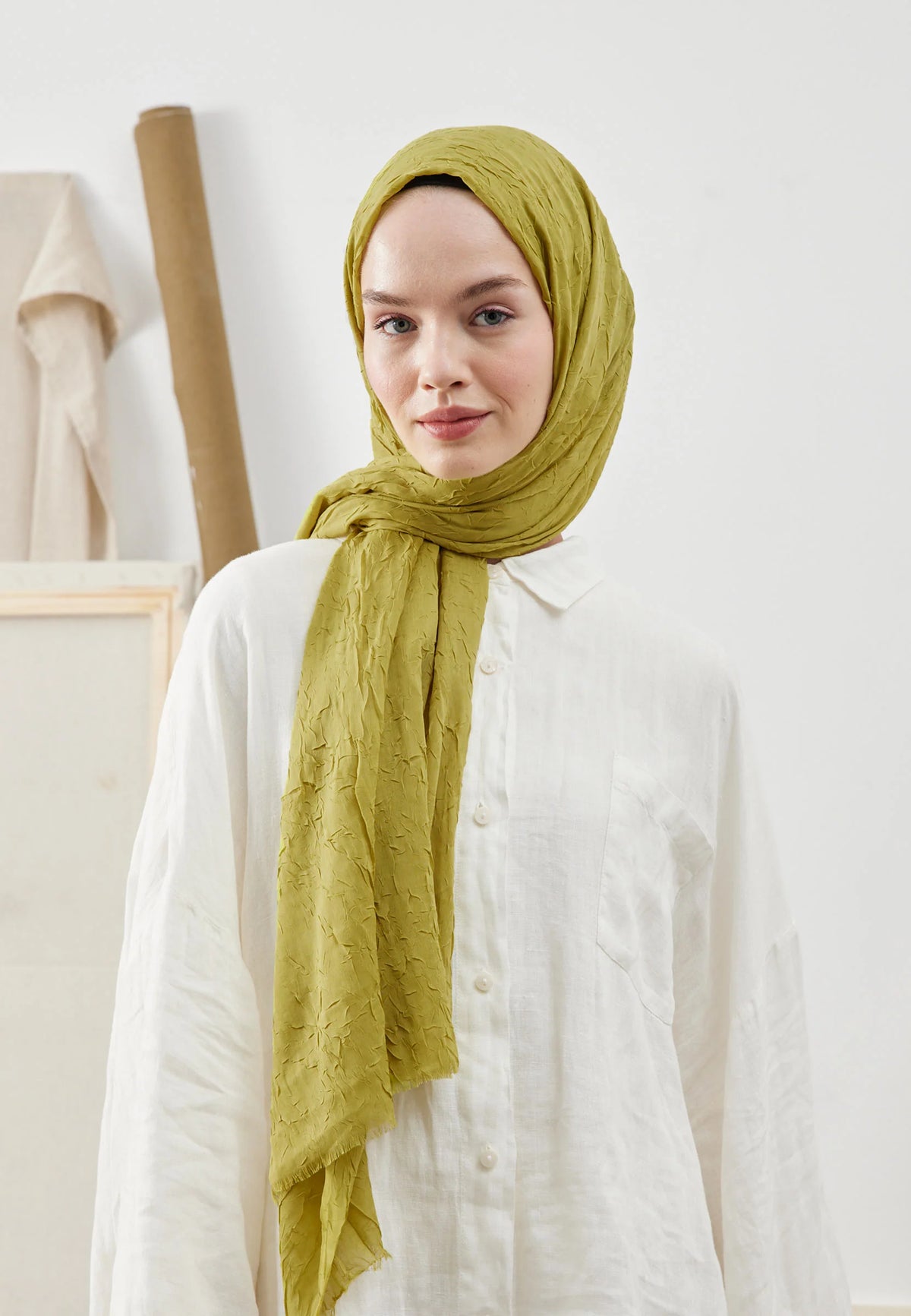 Fresh Scarf Bamboo Shawl Peanut