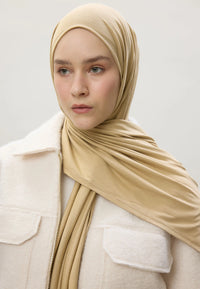Fresh Scarf Jersey Shawl Cappuccino