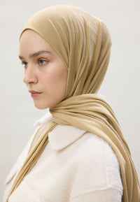 Fresh Scarf Jersey Shawl Cappuccino