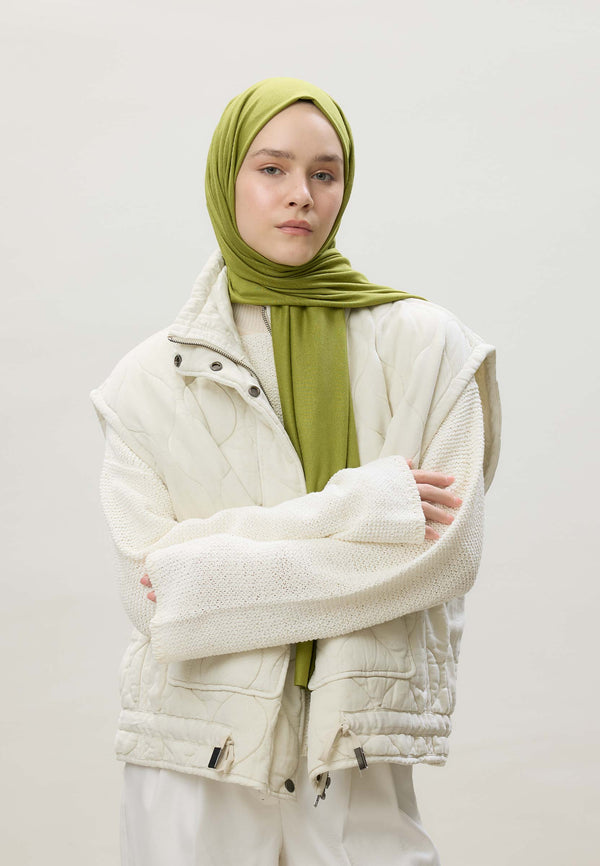 Fresh Scarf Jersey Shawl Olive