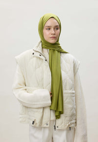 Fresh Scarf Jersey Shawl Olive