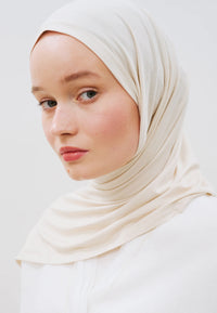 Fresh Scarf Jersey Shawl Pearl