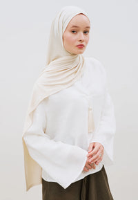 Fresh Scarf Jersey Shawl Pearl