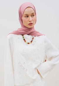 Fresh scarf Jersey Shawl Rose Petal