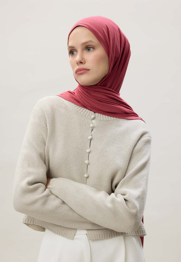 Fresh Scarf Jersey Shawl Beetroot Powder