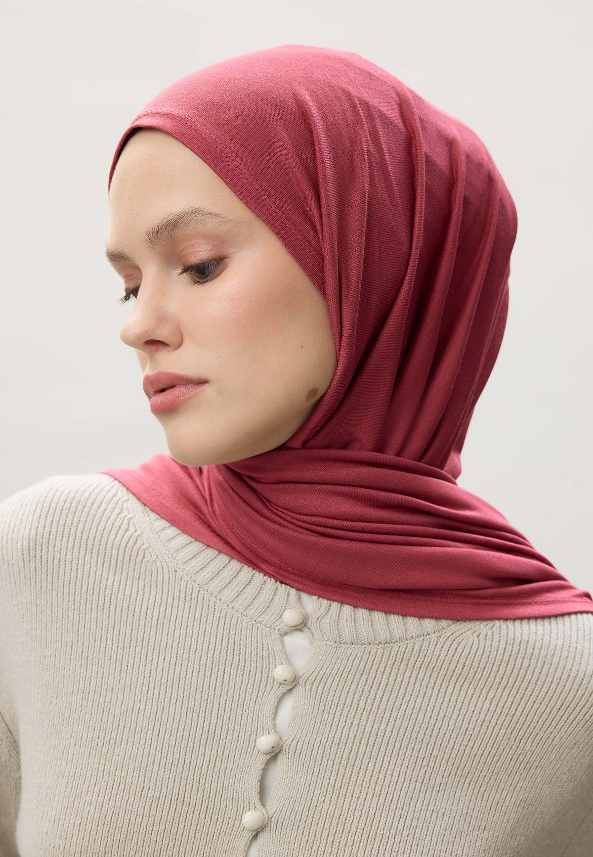Fresh Scarf Jersey Shawl Beetroot Powder
