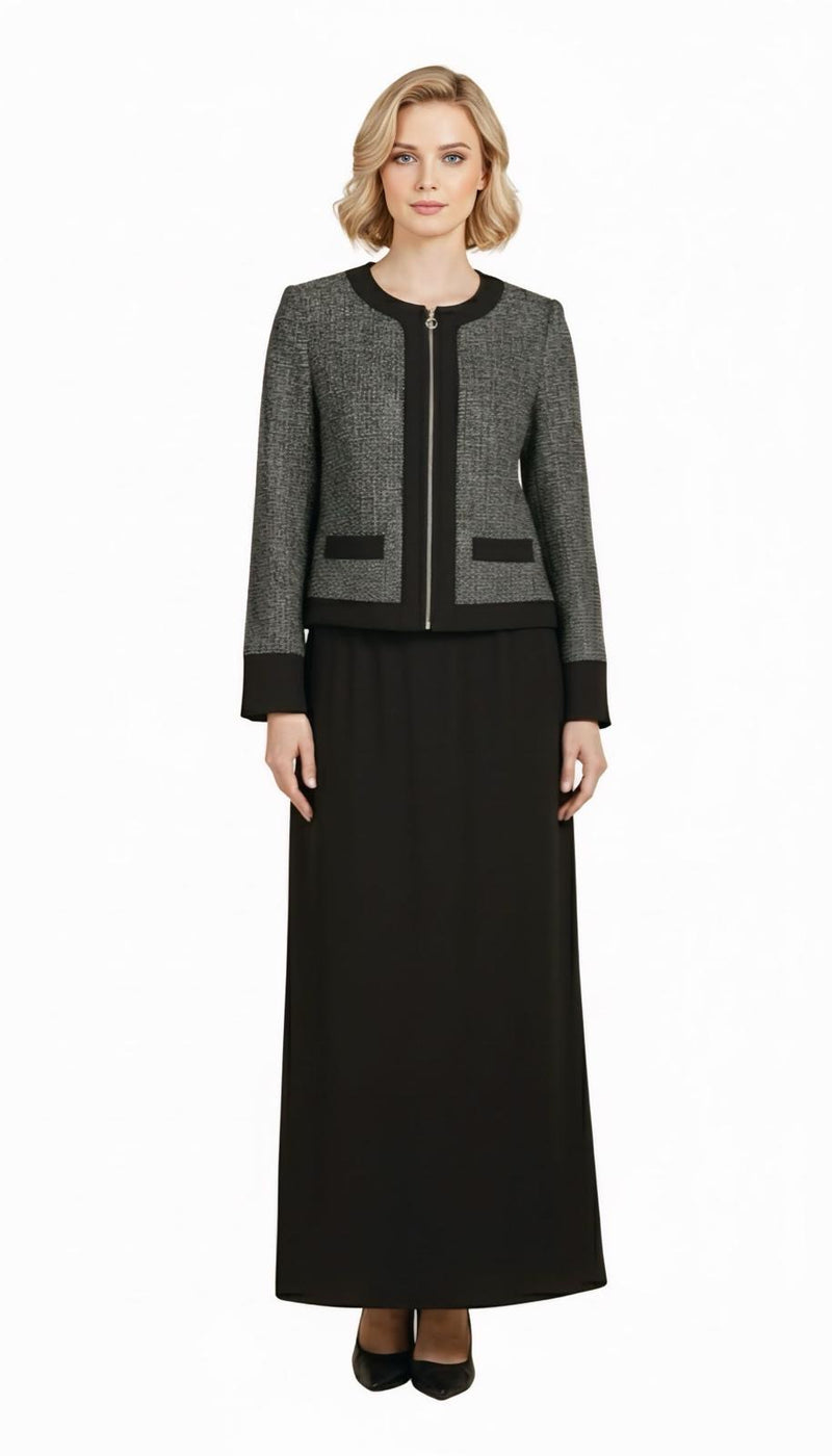A&W Helena Jacket Set Black