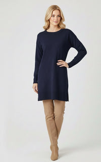 MRKS Balmain Knitted Tunic Navy Blue