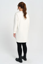 F&G Pearl Detailed Tunic Ecru