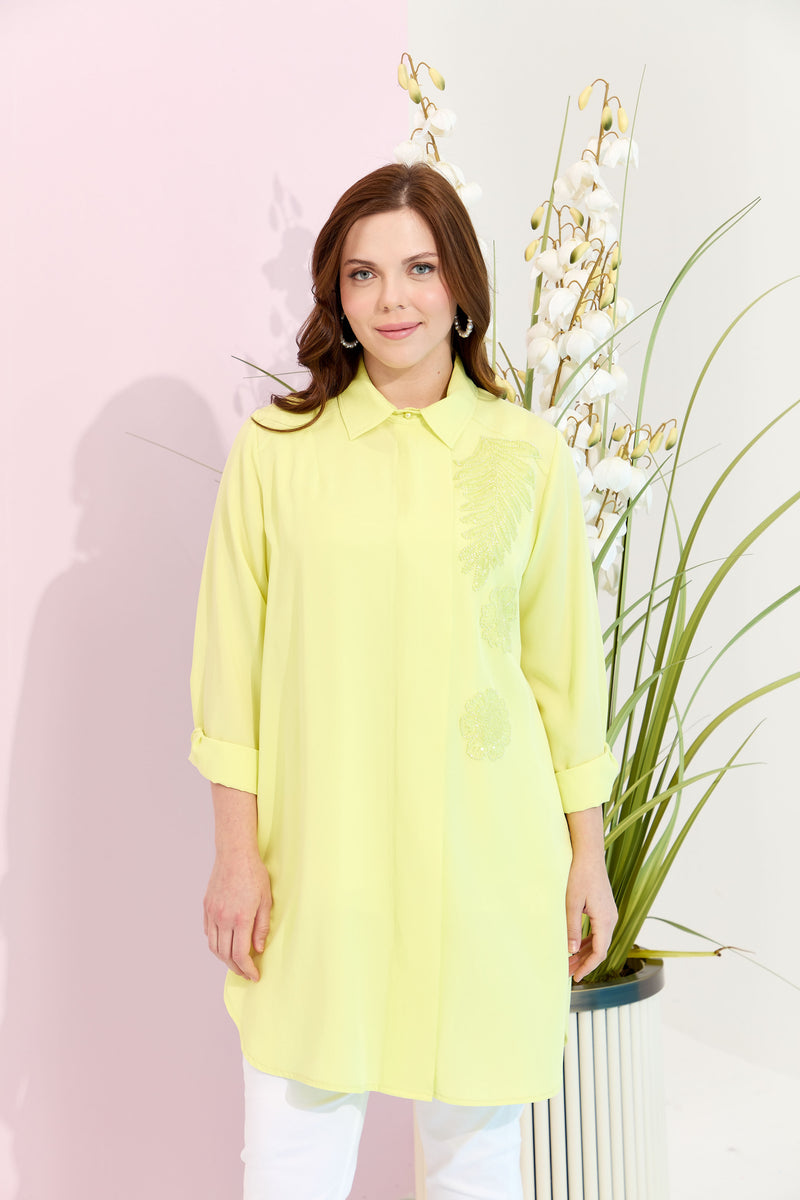 F&G Cotton Beaded Tunic Acid