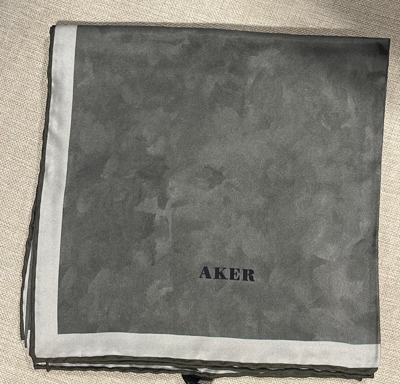 AKER  7208713-955 Silk Scarf Green