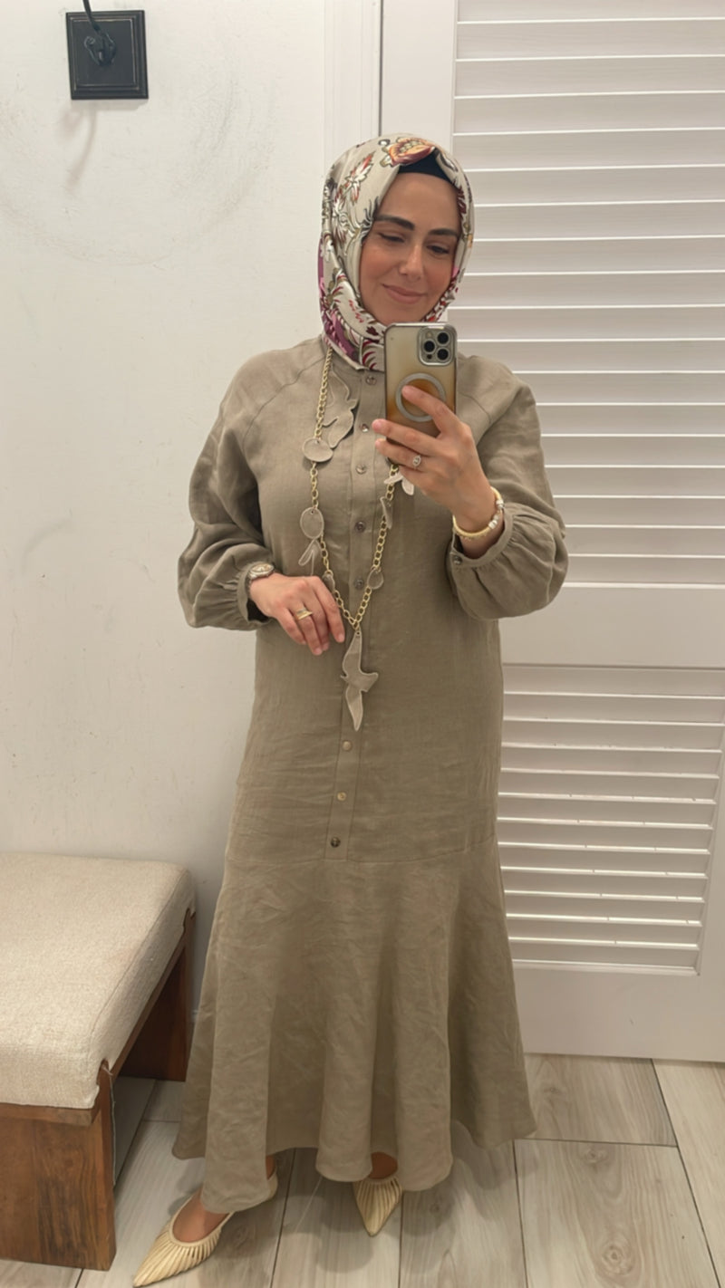 VNV Peyton Dress Khaki