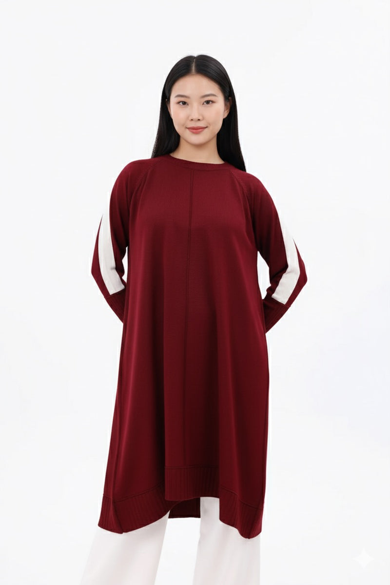 ZZ Burcin Knitted Winter Tunic Ivy