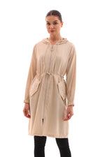 NSH Zipup Pocket Dtld Cape Beige